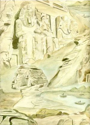 Khaled Abdelrazek. Sphinks and Abu Simbel